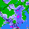 24小时降水量 中国