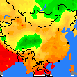 最低温度 中国
